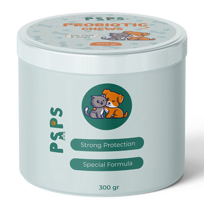 Probiotics for Dogs&Cats-Supports Gut Flora 120 Soft Chews