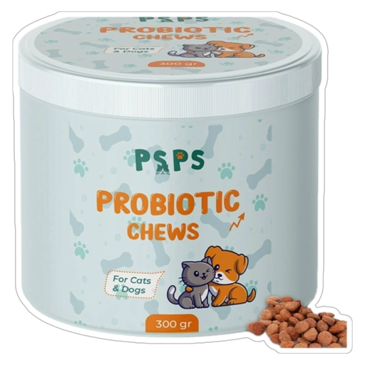 Probiotics for Dogs&Cats-Supports Gut Flora 120 Soft Chews