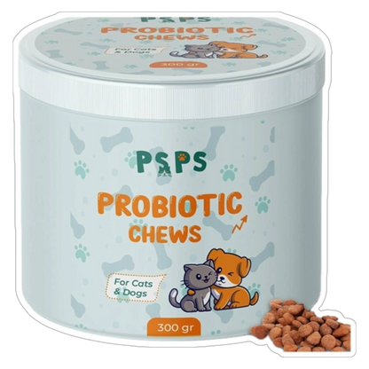 Probiotics for Dogs&Cats-Supports Gut Flora 120 Soft Chews